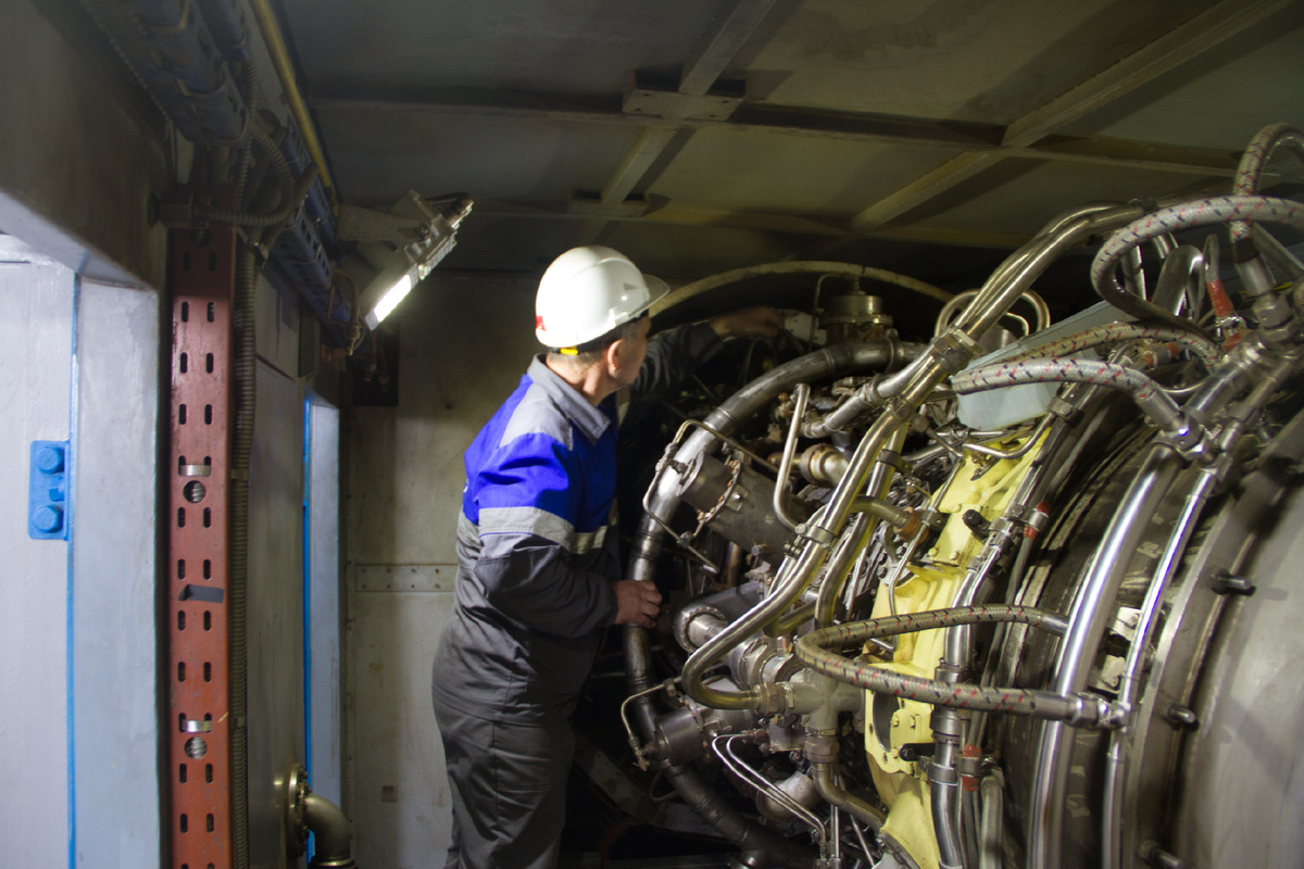 Плановый осмотр ГТУ перед очередным запуском