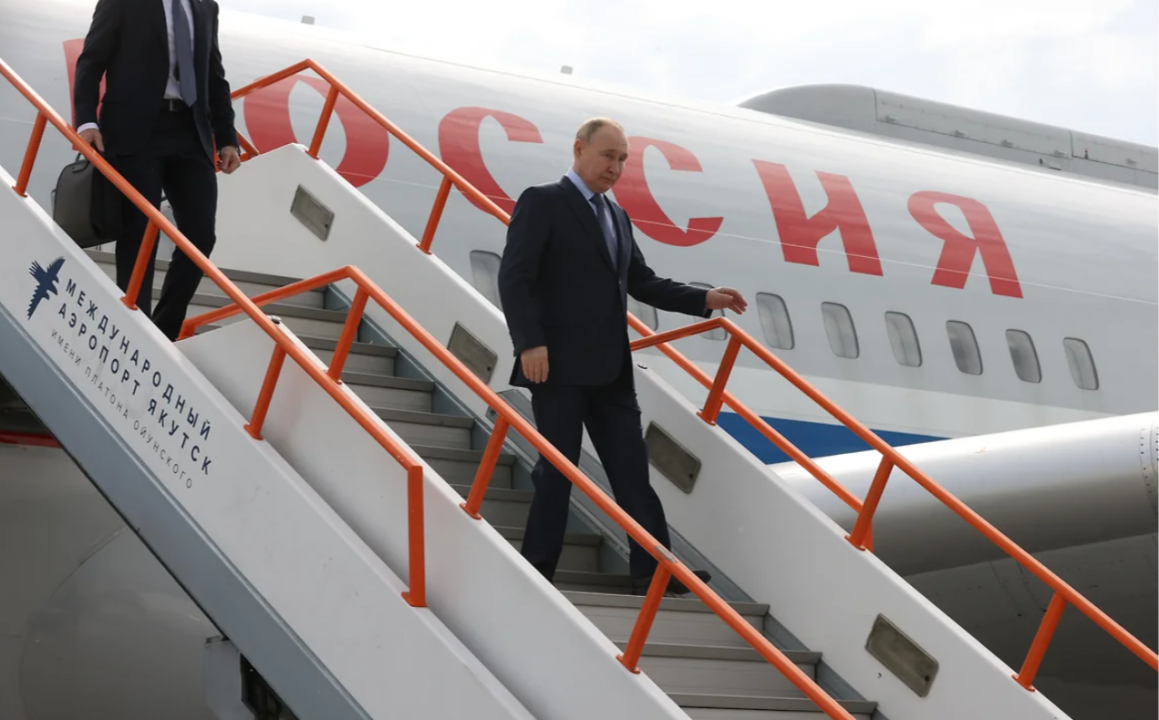    Путин прибыл в Якутию с рабочим визитом