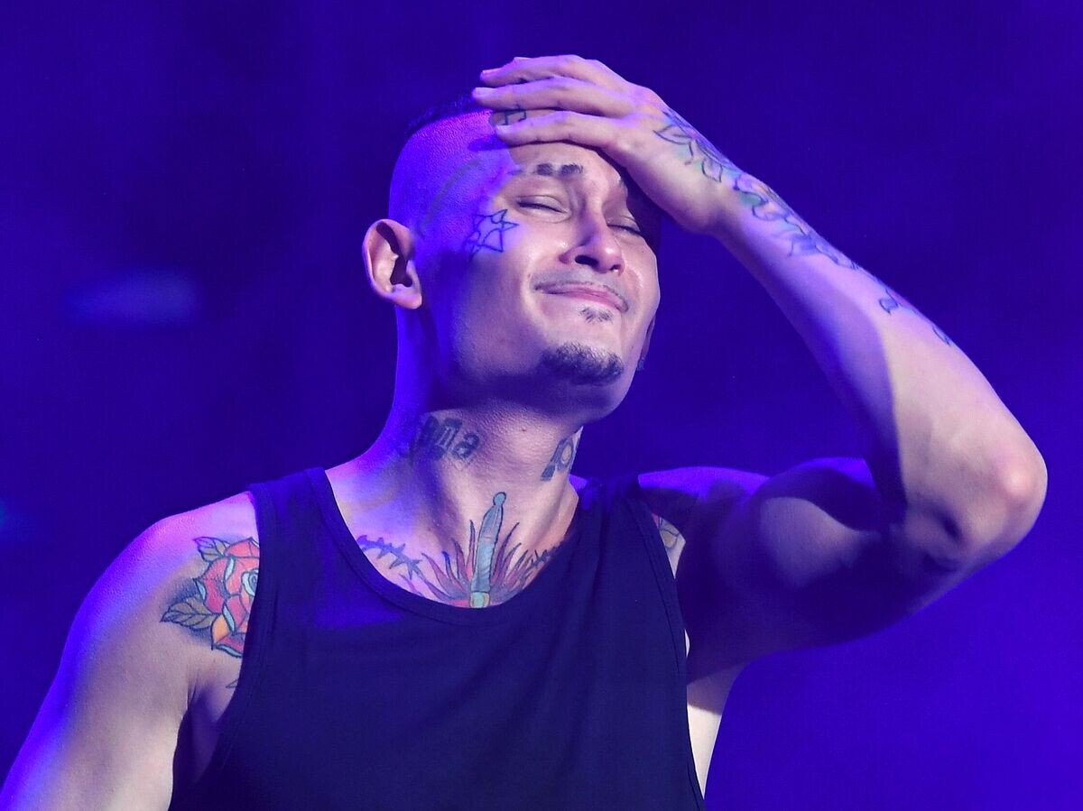    Рэп-исполнитель Моргенштерн* выступает на турнире в рамках фестиваля PARUS в Дубае© РИА Новости / Екатерина Чеснокова