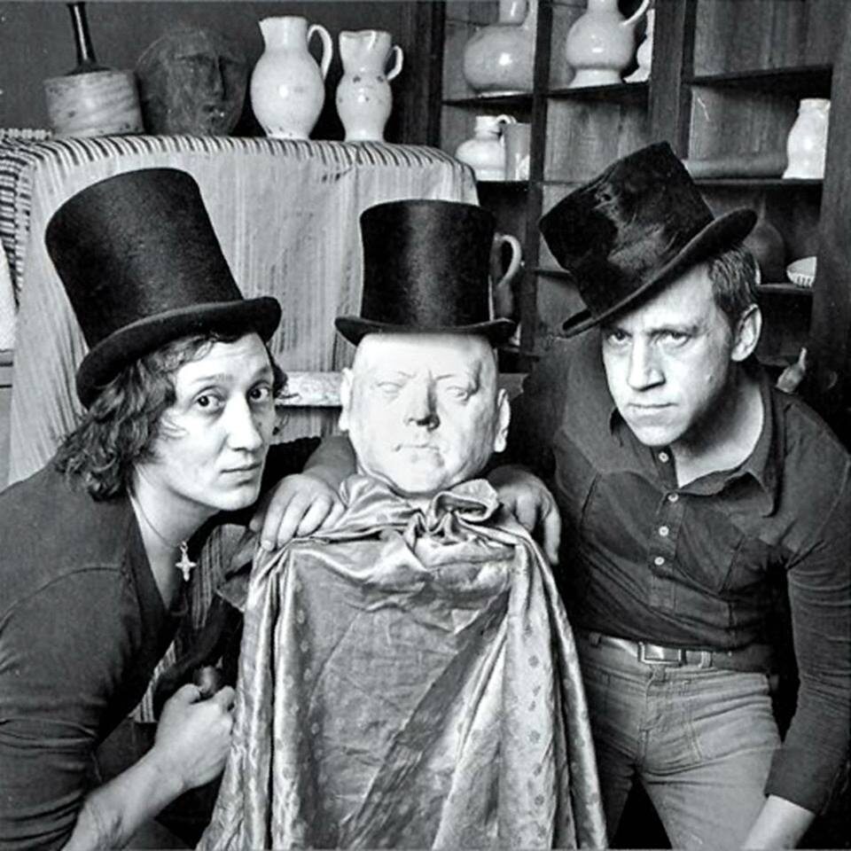 Михаил Шемякин, Петр I и Владимир Высоцкий.