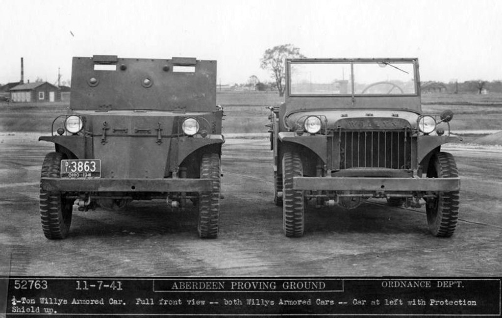 1/4-ton Willys Armored Car. от Smart Safety Engineering Corporation, июль 1941 года.