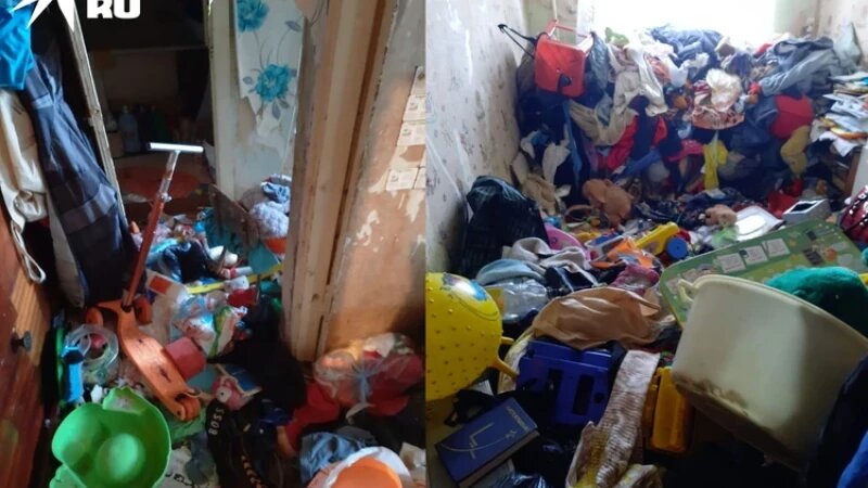     В Новосибирске соседи просят спасти детей от их матери с синдромом Плюшкина. "КП-Новосибирск"