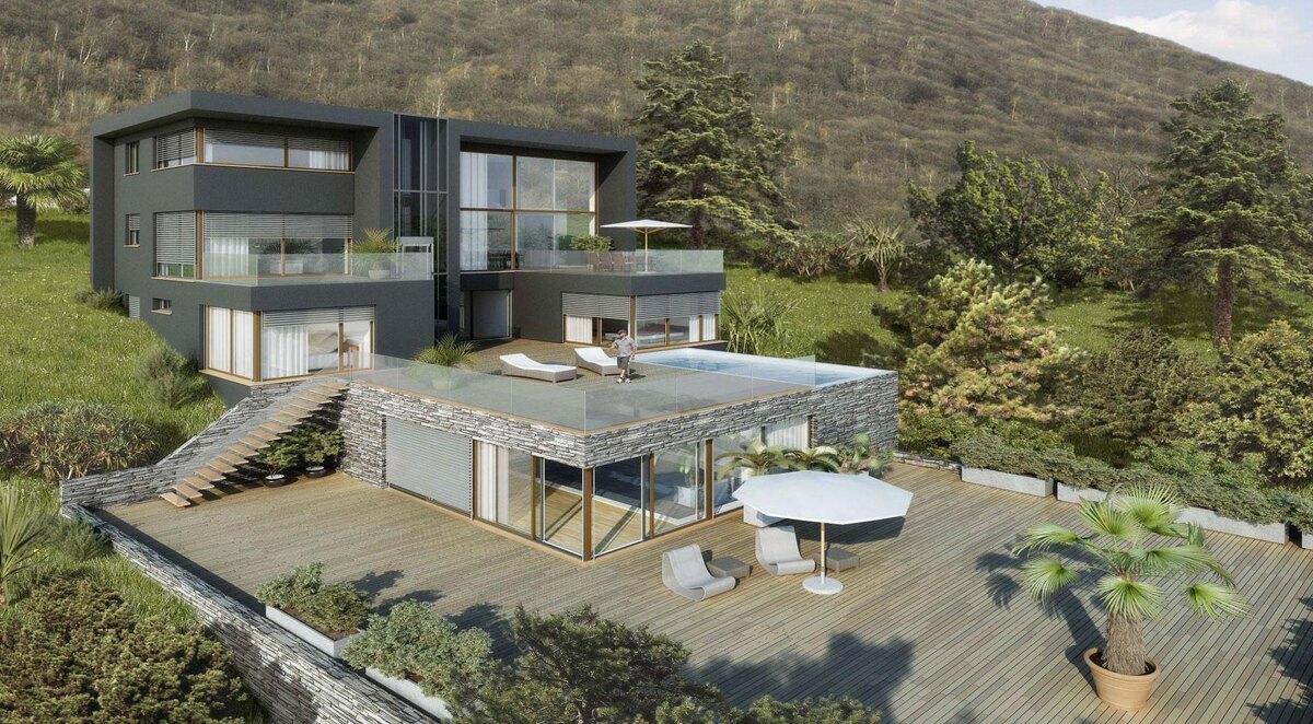 Вилла Swiss Gold House, Швейцария 