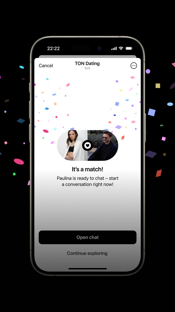    В Telegram появилось приложение для знакомств с монетизацией времени (фото 1)