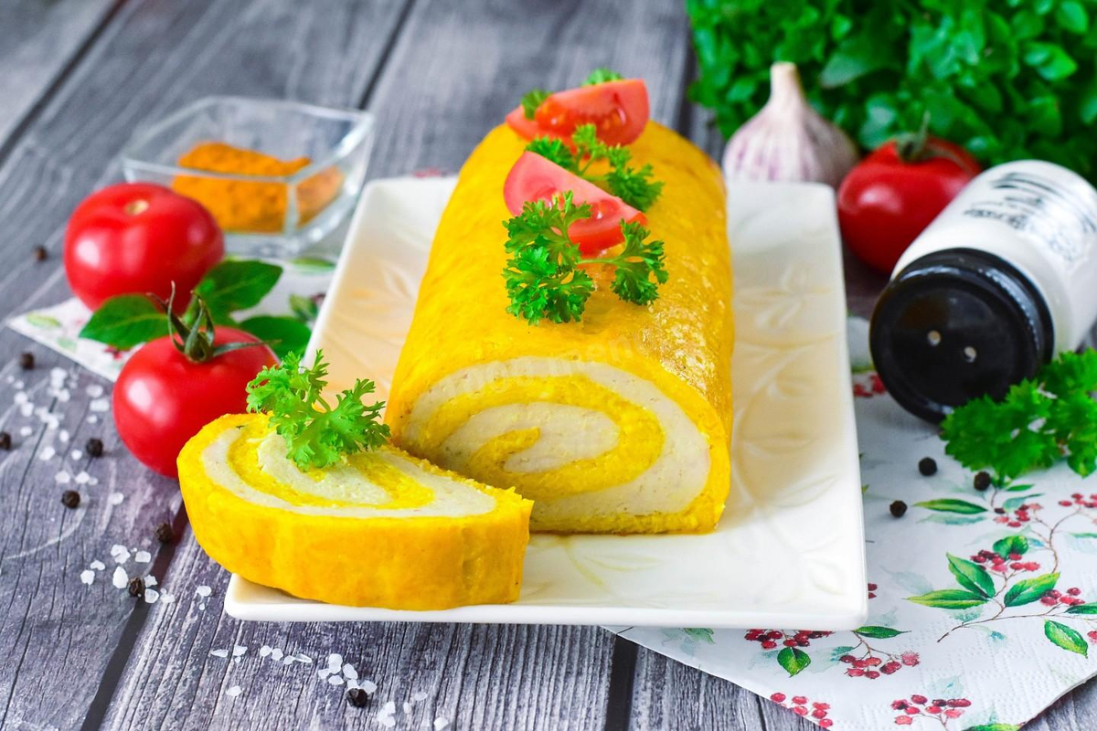 Сырные рулеты с начинкой