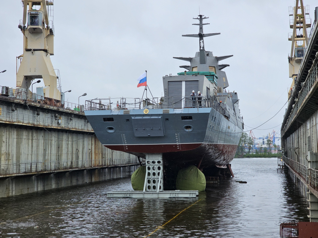 ОСК спустила на воду корвет "Проворный" Фото: "Объединенная судостроительная корпорация"  📷
