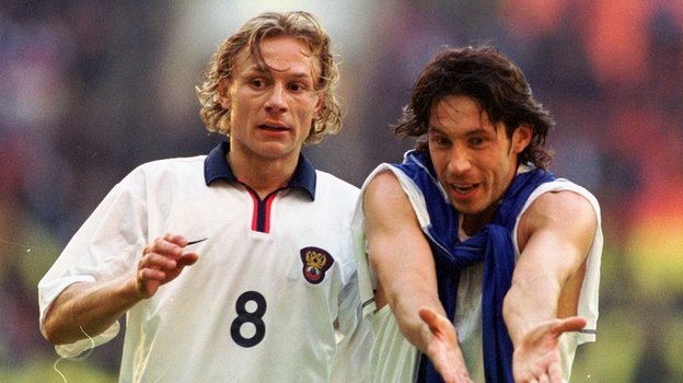 Валерий Карпин и Александр Мостовой. Фото Александр Федоров, «СЭ»