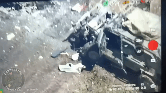 УНИЧТОЖЕННЫЙ MAXXPRO ВСУ НА ЗАПОРОЖСКОМ НАПРАВЛЕНИИ. СКРИН С ТГ-КАНАЛА "ЛИК ВОЙНЫ"