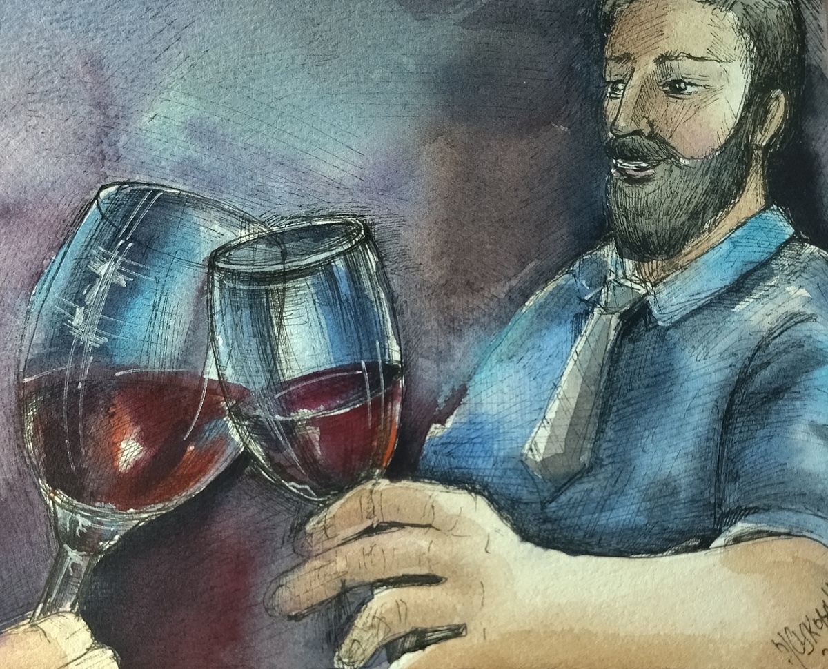 "- Ну, чë?! С Днём рожденья, друг?! "