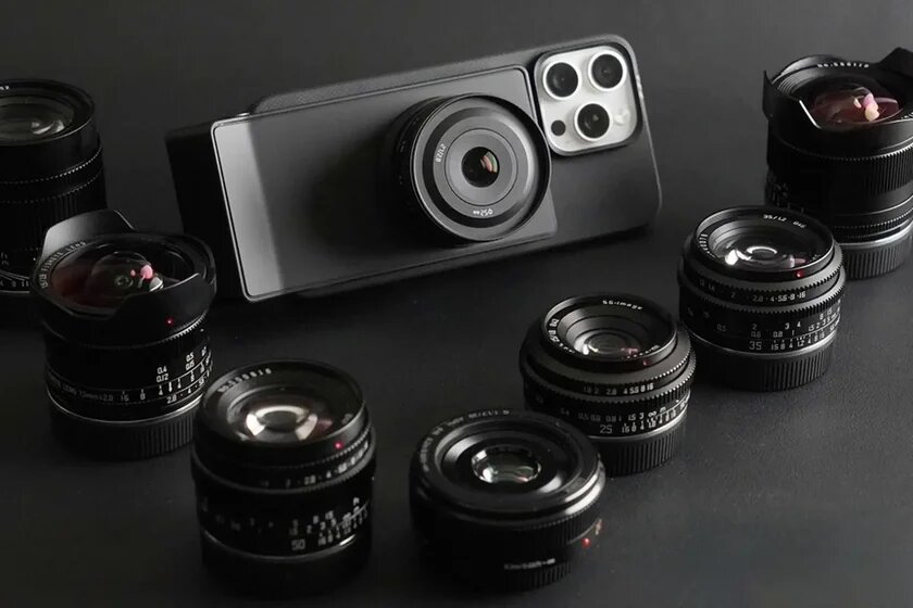 Китайский стартап Sneaki Design создал аксессуар для фотографов, который присоединяется к смартфону и делает из него полноценную камеру.-2