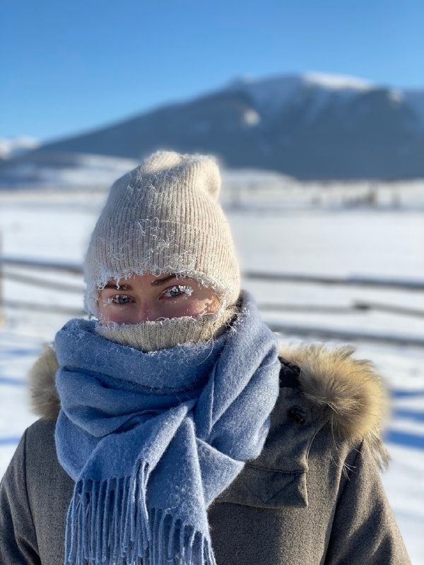 На фото: ведущая прогноза погоды на канале "ТВЦ" Анастасия Ларионова