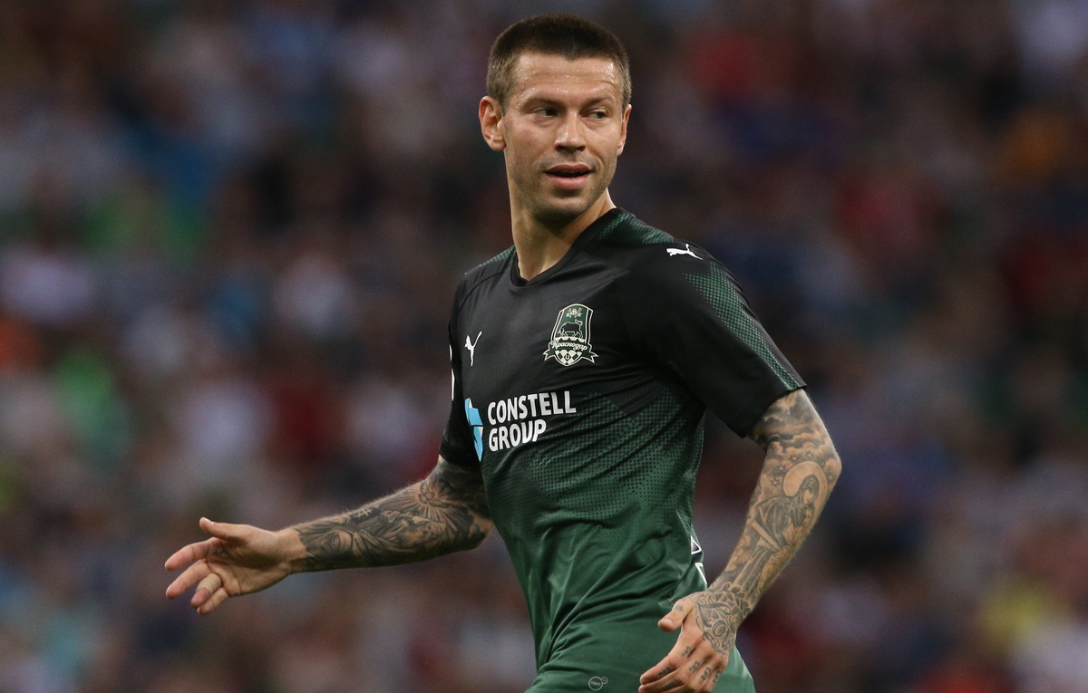    Футболист "Краснодара" Федор Смолов  Виталий Тимкив/ТАСС