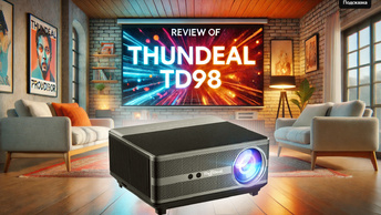 Превратите свою комнату в кинозал: Обзор проектора ThundeaL TD98 Full HD 🔥