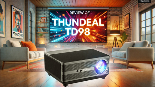 Превратите свою комнату в кинозал: Обзор проектора ThundeaL TD98 Full HD 🔥
