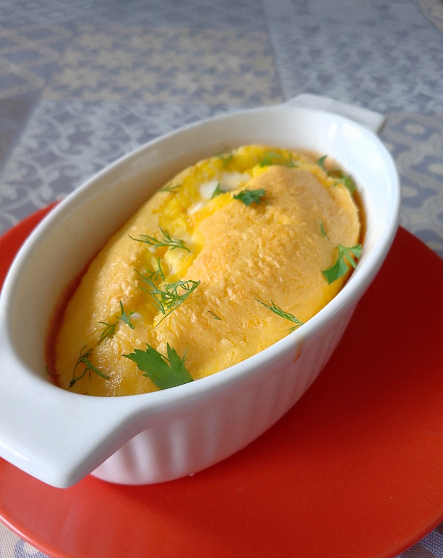 Омлет с моцареллой