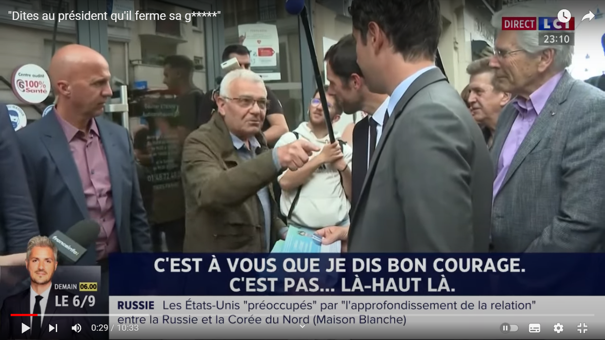 Скриншот из передачи с канала LCI в YouTube.