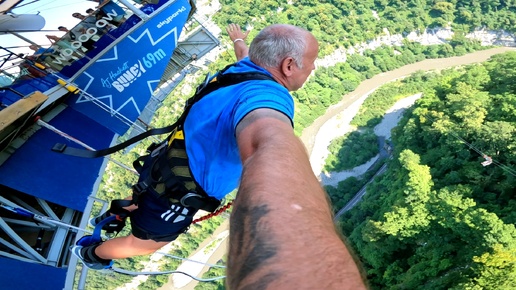 СОЧИ 2024. СКАЙПАРК. BUNGY 69 M. Я ПРЫГНУЛ. Я СМОГ!!!