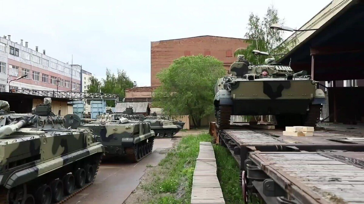 «Ростех» отчитался о передаче в войска очередной за этот год партии БМП-3, источник – Телеграм-канал Военный Осведомитель