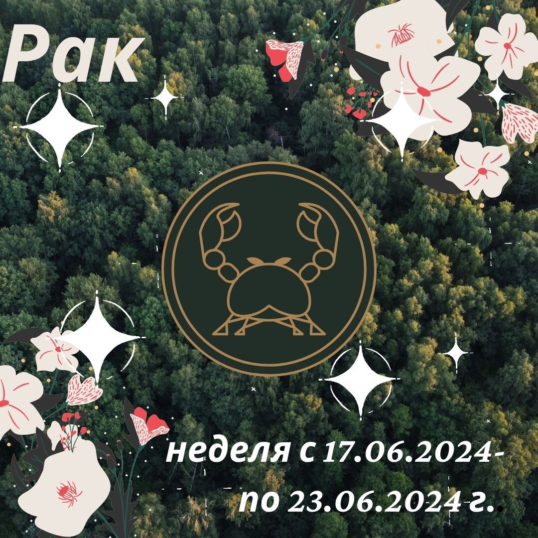 Рак. Важные аспекты недели с 17 июня 2024 года по 23 июня 2024 года. |  Goroskop Pro | Дзен