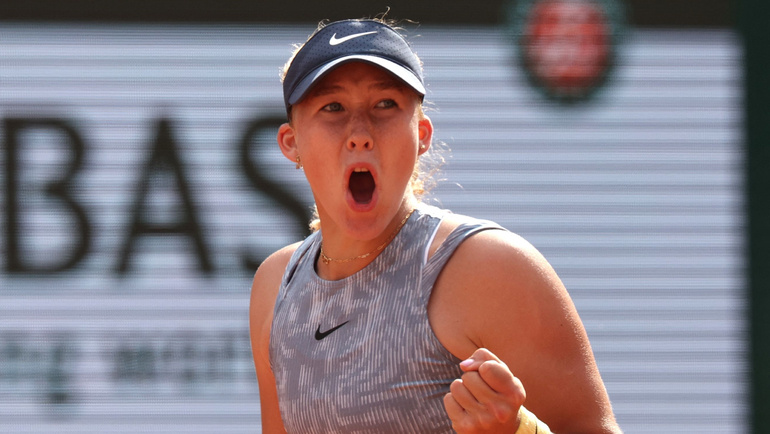    Мирра Андреева примет участие в Олимпиаде в Париже. AFP