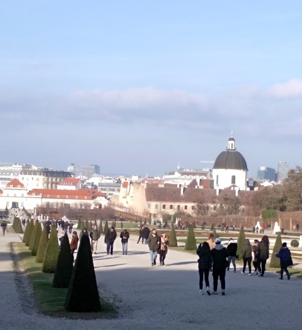 Часть дворцового парка Бельведер. Вена.