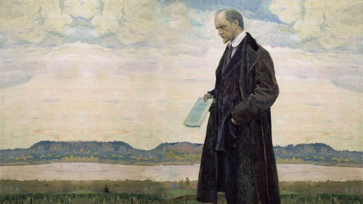 Ильин. Портрет кисти художника Нестерова