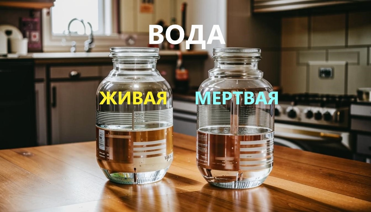 Обложка. Живая и мёртвая вода.