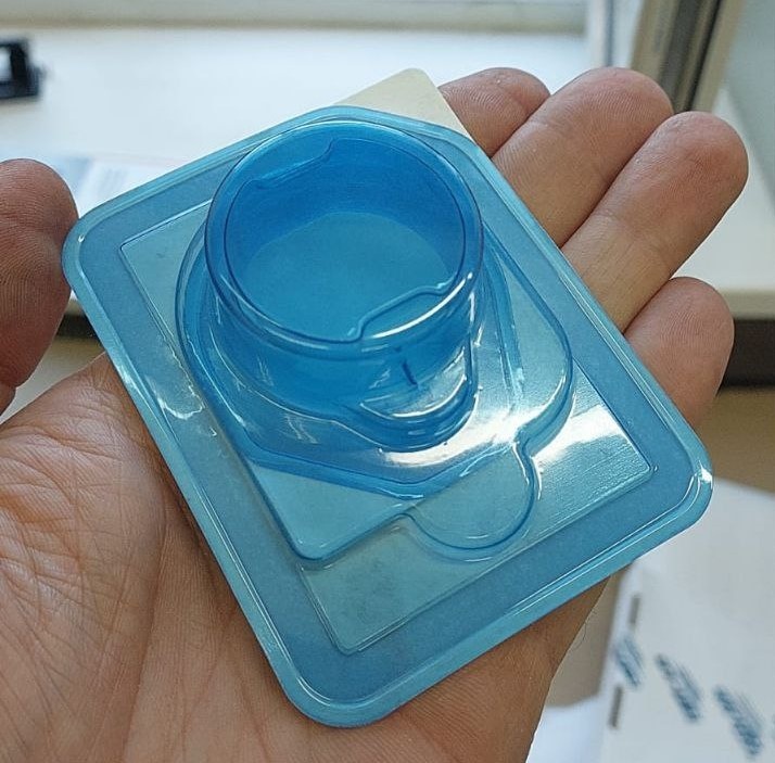 Медицинский блистер с крышкой из мембраны Тайвек для стерилизации, фото "Блистерных машин"