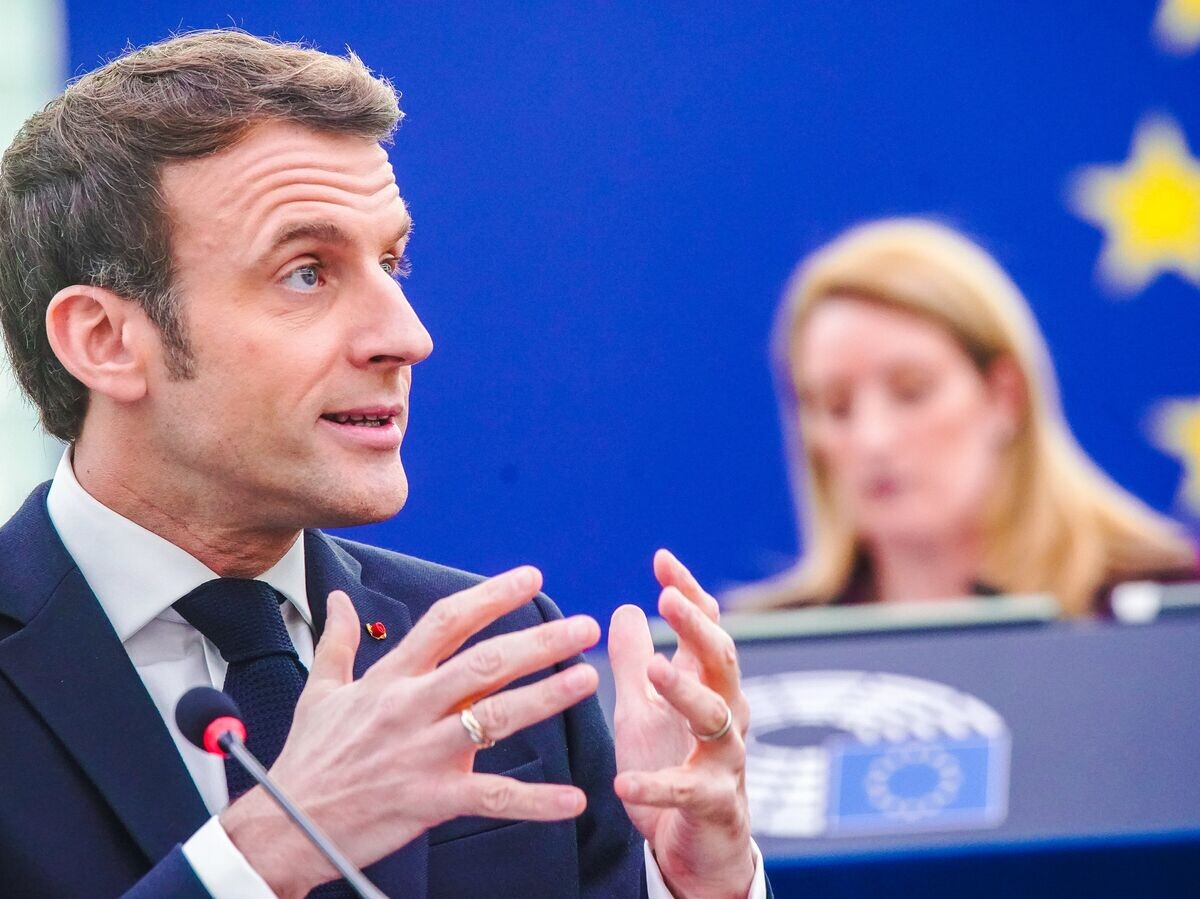    Президент Франции Эмманюэль Макрон© CC BY 4.0 / European Union 2022 – Source: EP