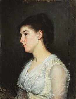 М.К. Башкирцева «Портрет Клотильды Гределю», 1880 © Частное собрание