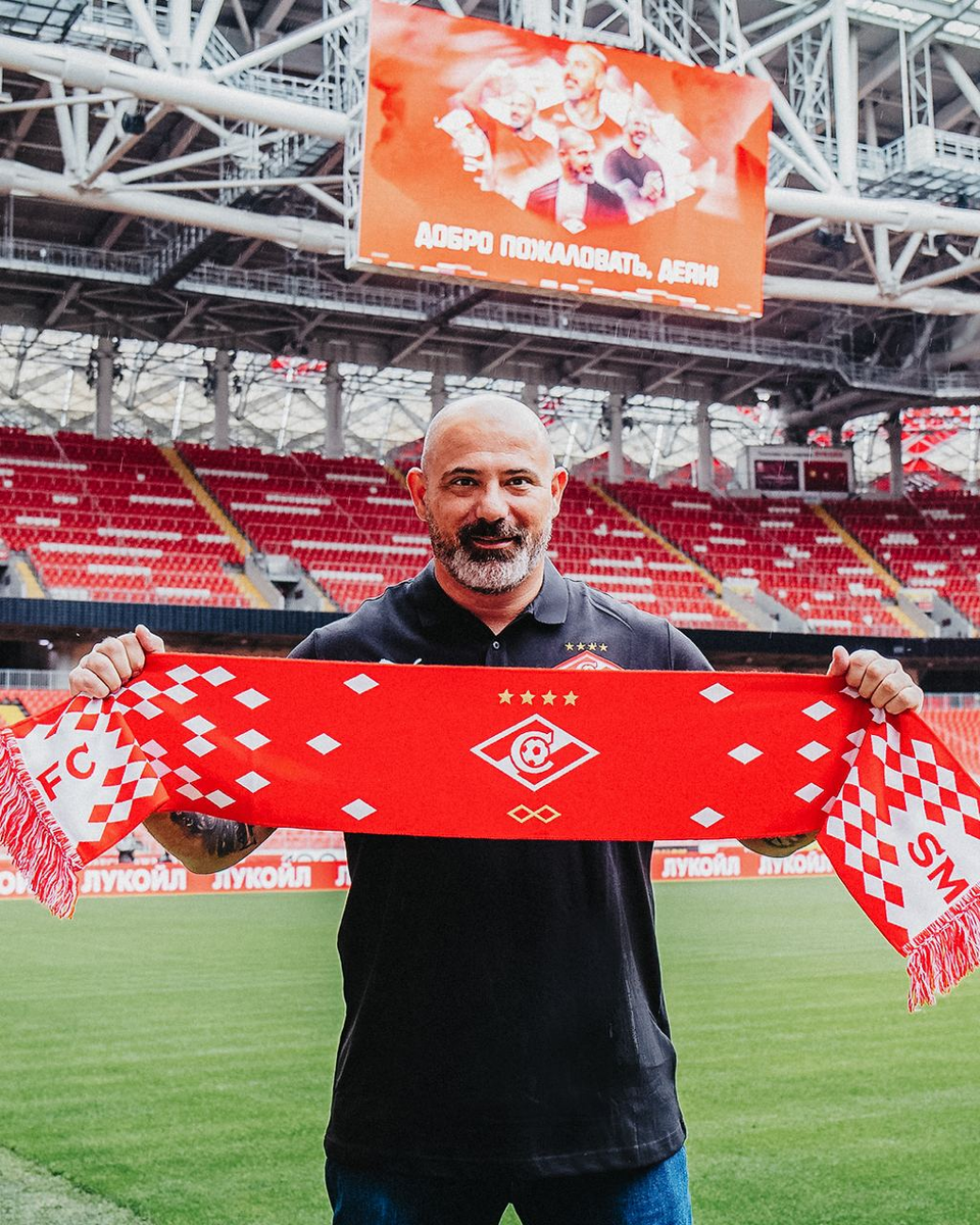 Новый главный тренер "Спартака" серб Деян Станкович на "Лукойл Арене". Фото из интернета.