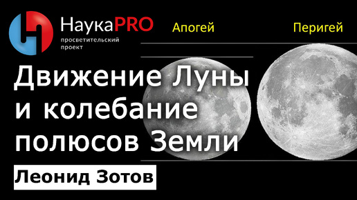 Вращение Луны и колебание полюсов Земли – Леонид Зотов | Лекции по астрономии | Научпоп