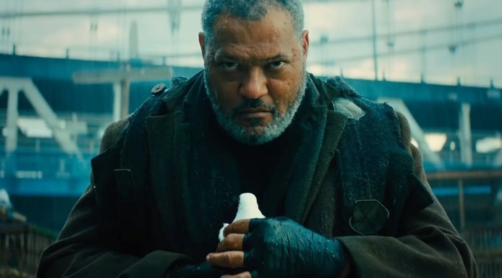     Лоуренс Фишборн, кадр из фильма «Джон Уик 3» (2019)