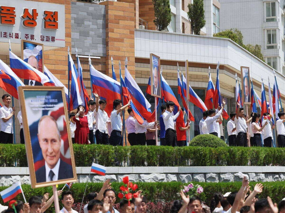    Дружественный государственный визит президента Владимира Путина в КНДР© POOL