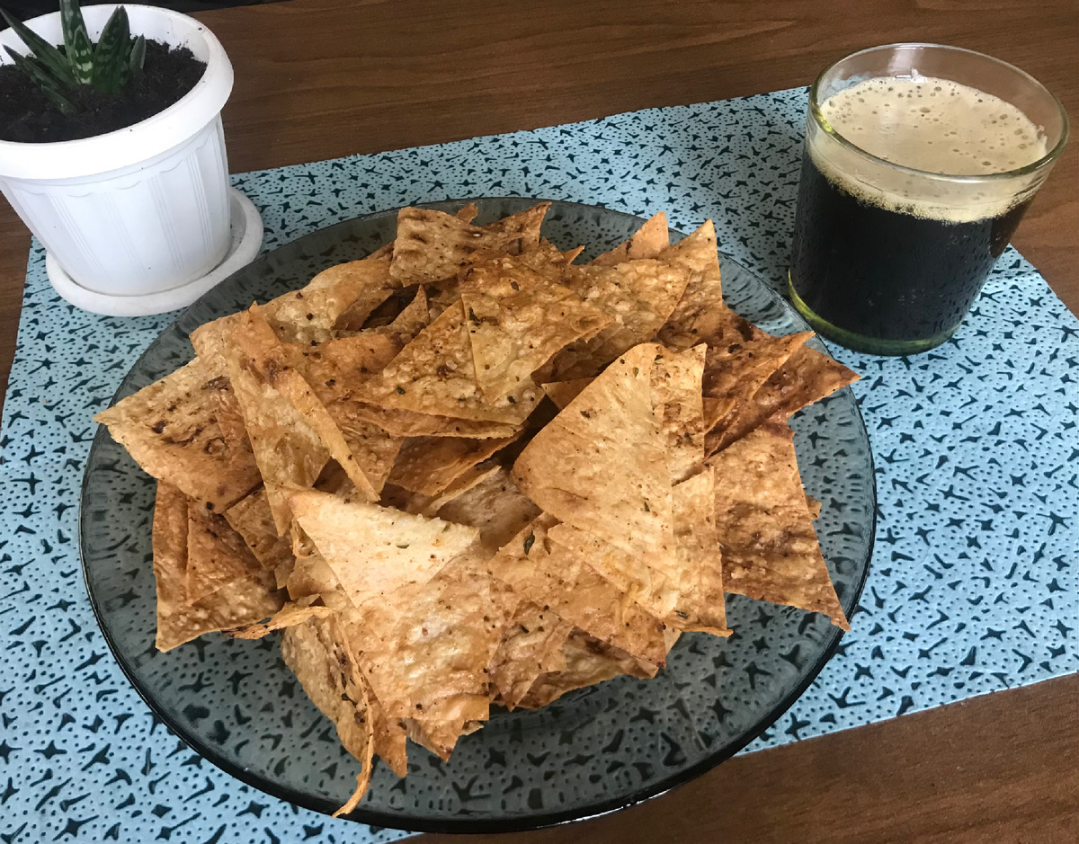 Чипсы из лаваша дома