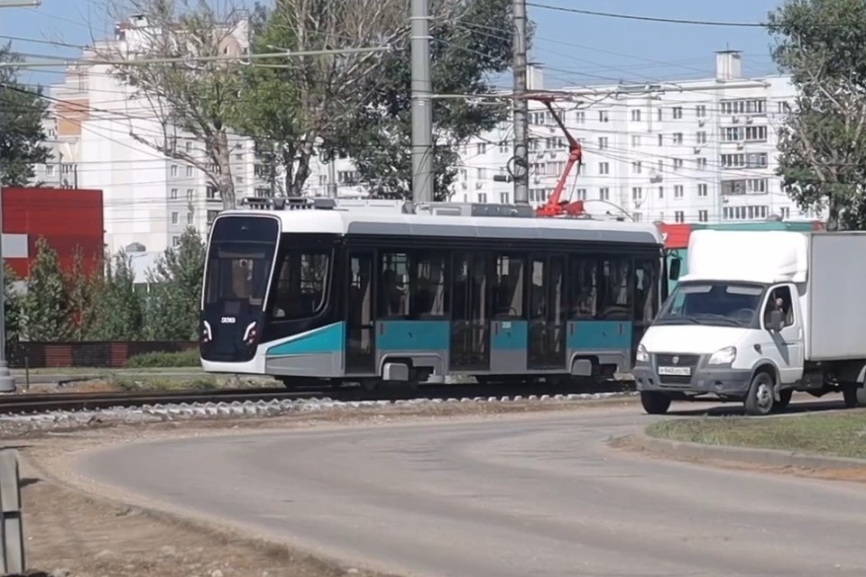    Новые трамваи с пассажирами поедут по Липецку 20 июня принтскрин видео.