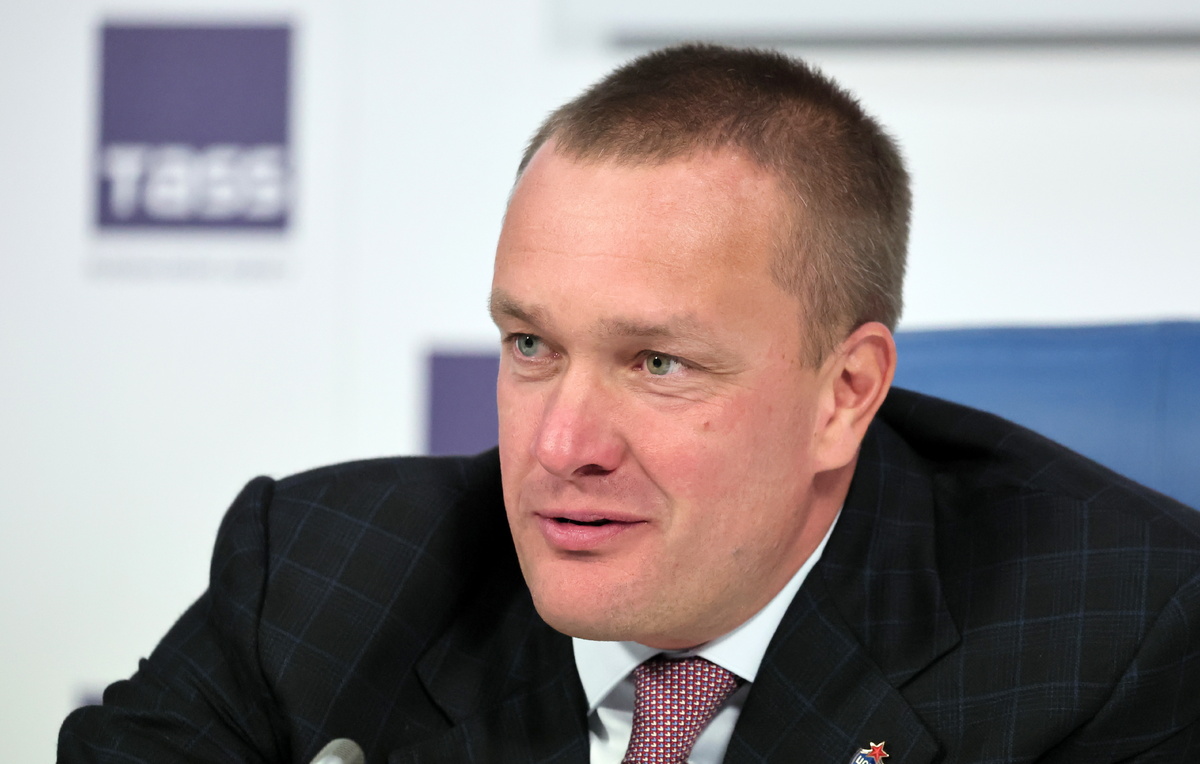    Президент баскетбольного ЦСКА Андрей Ватутин  Софья Сандурская/ТАСС