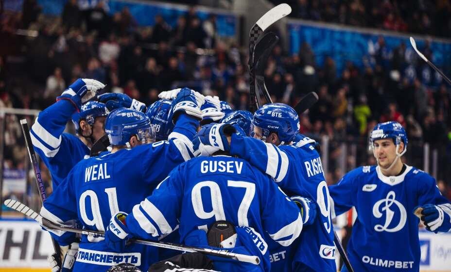    Московское «Динамо» выиграло регулярный чемпионат КХЛ. Фото: ХК «Динамо»