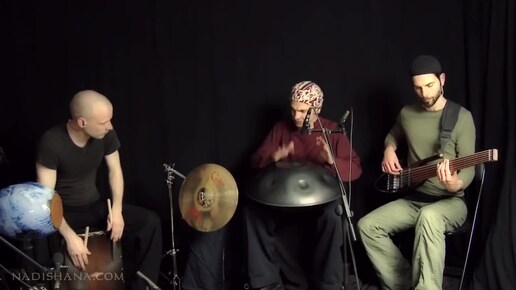 Nadishana - Kuckhermann - Metz trio, SHU KHUR (hang drum, percussion, fretless bass)