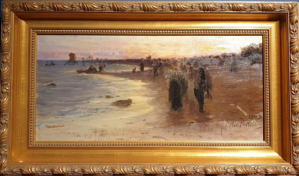 Илья Репин (1844-1930) На берегу финского залива 1903 холст, масло