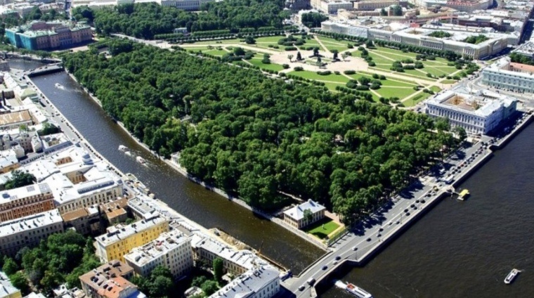 Вид на Летний сад