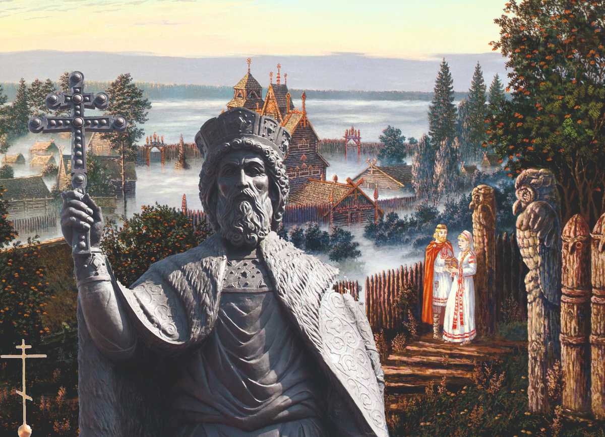Князь Владимир Святой. Фотоколлаж автора