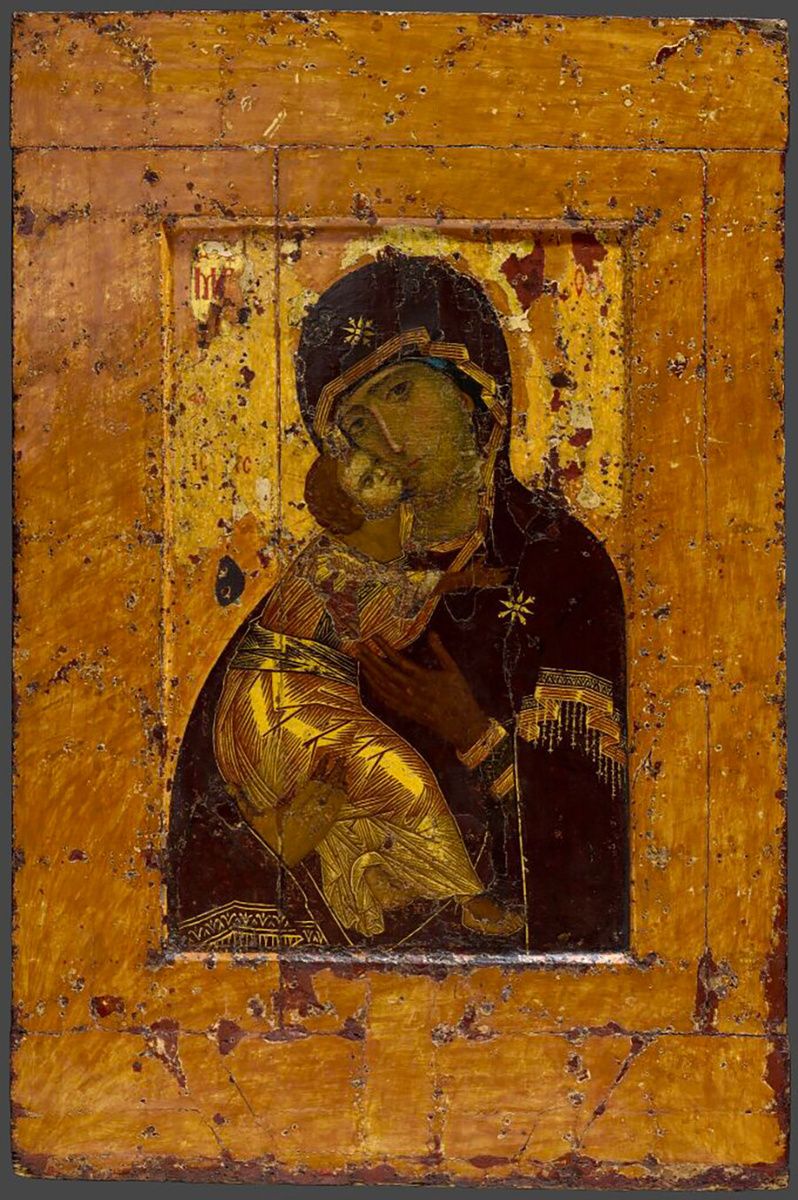 Богоматерь Владимирская. Первая треть XII века
Третьяковская галерея