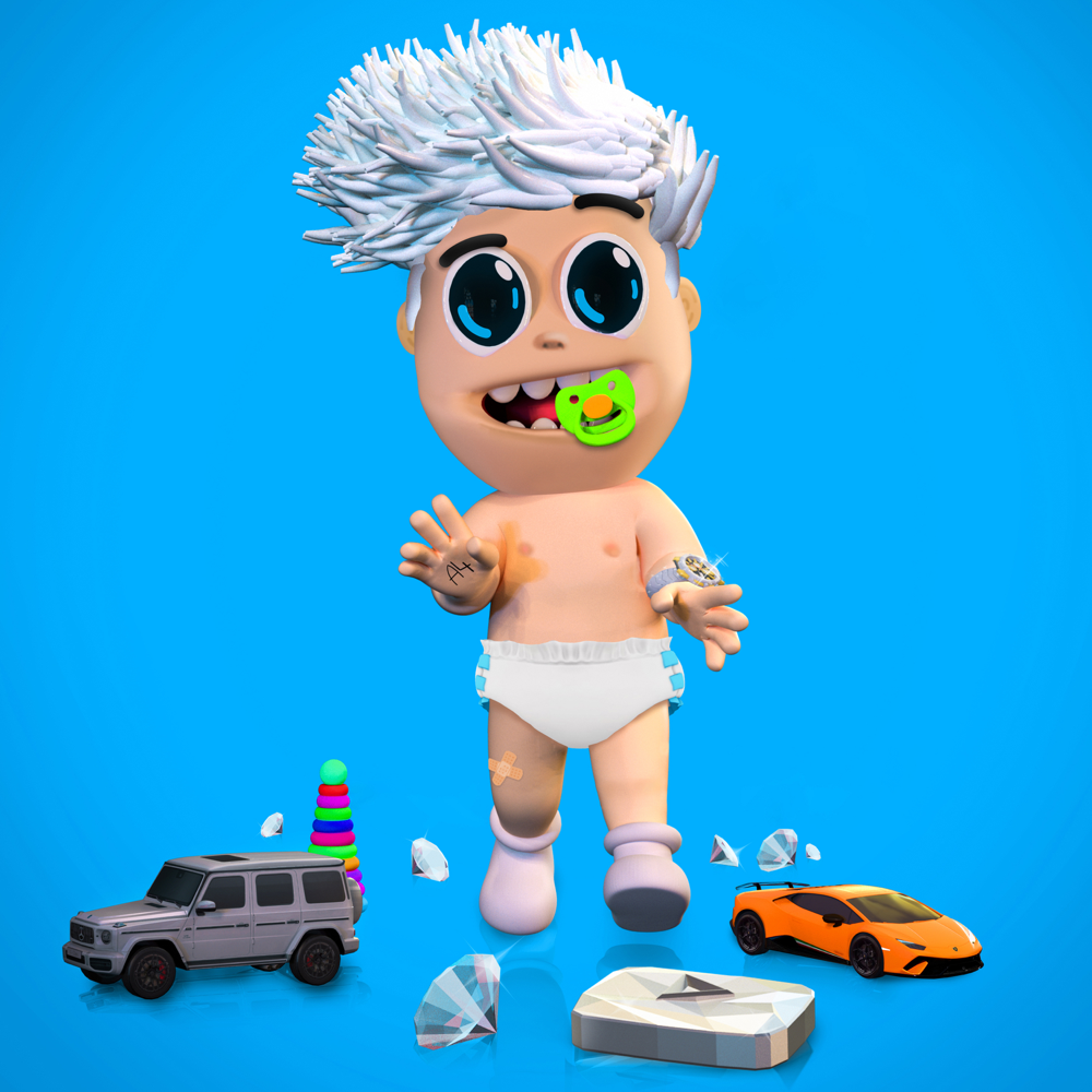 Обложка альбома Влада Бумага А4 - "Детские песни", на котором вышла песня Kids. 2020