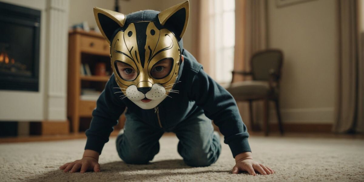 Если ваш десятилетка встал на четвереньки, бегает и мяукает — возможно, он квадробер. Источник: Нейросеть📷
