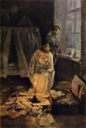 Н.А Касаткин "Решение" 1900 г.