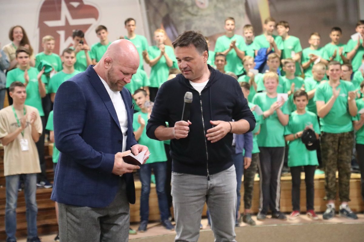 Монсон и губернатор Подмосковья Воробьев. Фото Андрея Воробьева/Globallookpress