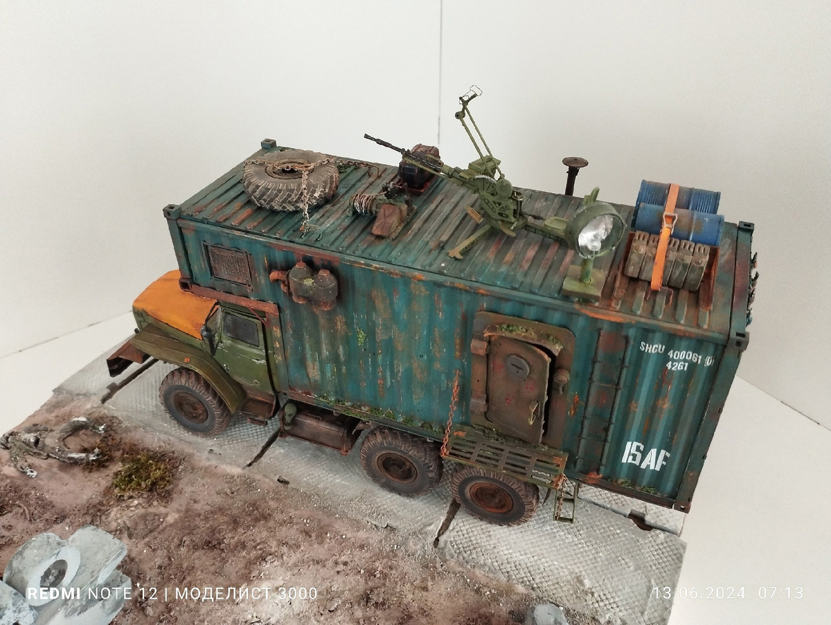 Диорама "Дорога домой" в масштабе 1/35. © Автор - Николай Гуркин (г.Омск)