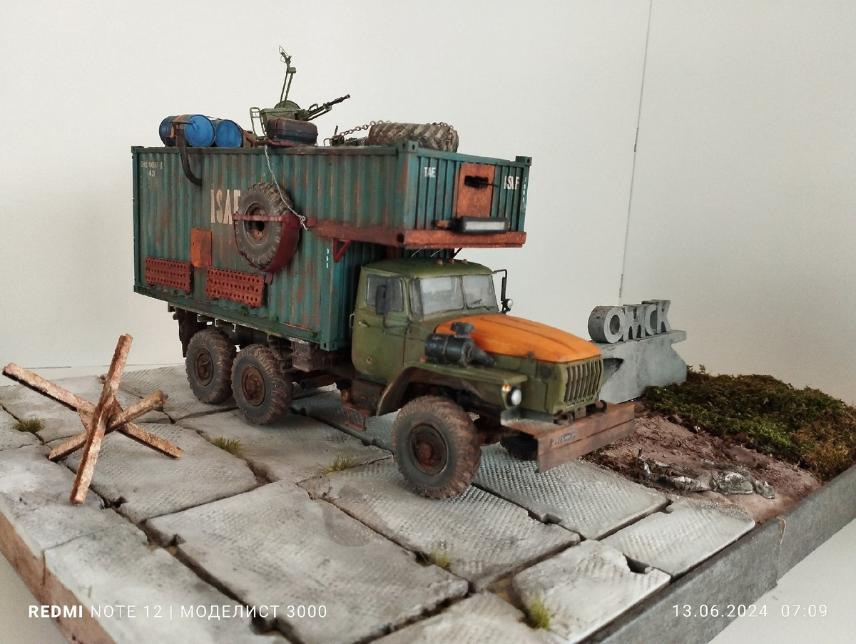 Диорама "Дорога домой" в масштабе 1/35. © Автор - Николай Гуркин.  (г.Омск)