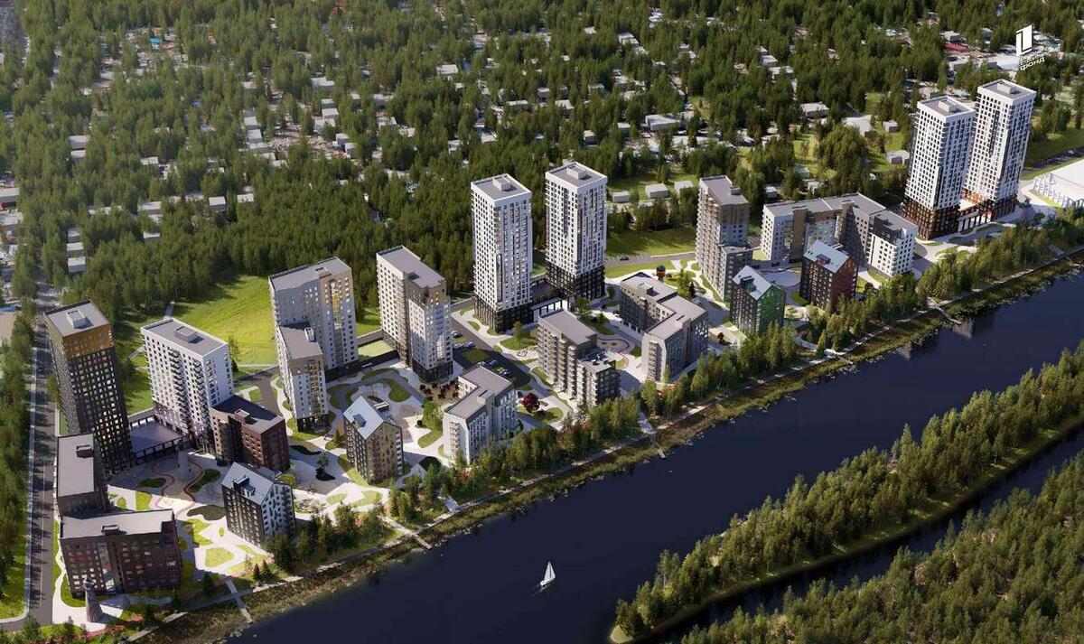Проект и план застройки ЖК Скандинавские кварталы в Новосибирске
